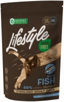 Photos - Cat Food Natures Protection Lifestyle Adult Sterilised White Fish  400 g