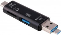 Photos - Card Reader / USB Hub Dynamode D-188 