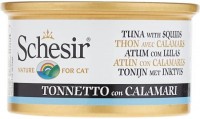Photos - Cat Food Schesir Adult Canned Tuna/Squid 85 g 