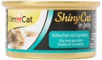 Photos - Cat Food GimCat ShinyCat Jelly Chicken/Shrimps 70 g 