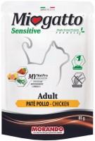 Photos - Cat Food Morando Miogatto Sensitive Adult Chicken 85 g 