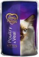 Photos - Cat Food Lovely Hunter Kitten Pouch Poultry/Veal 85 g 