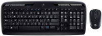 Photos - Keyboard Logitech Wireless Combo MK330 