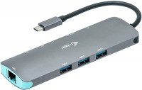 Photos - Card Reader / USB Hub i-Tec USB-C Metal Nano Docking Station 4K HDMI LAN + Power Delivery 100 W 
