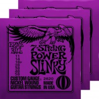 Photos - Strings Ernie Ball Slinky Nickel Wound 7-String 11-58 (3-Pack) 