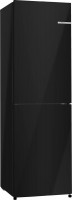 Photos - Fridge Bosch KGN27NBEAG black