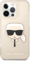 Photos - Case Karl Lagerfeld Glitter Karl's Head for iPhone 13/13 Pro 