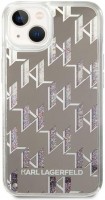 Photos - Case Karl Lagerfeld Liquid Glitter Monogram for iPhone 14 