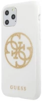 Photos - Case GUESS Glitter Circle Logo for iPhone 11 Pro Max 