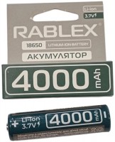 Photos - Battery Rablex 1x18650  4000 mAh