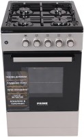 Photos - Cooker Prime Technics PSG 54002 B stainless steel