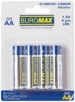 Photos - Battery Buromax Alkaline 4xAA 