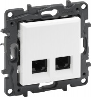 Photos - Socket Legrand Niloe Step 863160 white