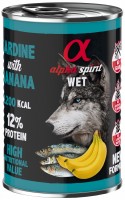 Photos - Dog Food Alpha Spirit Wet Sardines/Banana 400 g 1