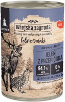 Photos - Dog Food Wiejska Zagroda Canned Adult Forest Flavors Deer/Quail 400 g 1