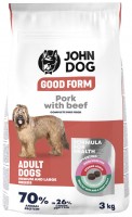 Photos - Dog Food John Dog Adult M/L Pork/Beef 
