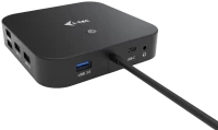 Card Reader / USB Hub i-Tec USB-C Dual Display Docking Station with Power Delivery 100 W 