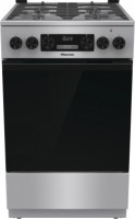 Photos - Cooker Hisense HKS5D70XMPF stainless steel