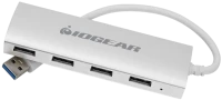 Card Reader / USB Hub IOGEAR met(AL) USB 3.0 4-Port Hub 