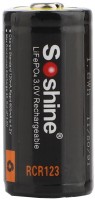 Photos - Battery Soshine 1x16340 600 mAh 