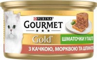 Photos - Cat Food Gourmet Gold Canned Duck/Carrot 24 pcs 