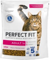 Photos - Cat Food Perfect Fit Adult 1+ Salmon  750 g