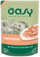 Photos - Cat Food OASY Natural Range Adult Salmon Pouch 70 g 