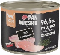 Photos - Cat Food PAN MIESKO Wet Food Adult Turkey with Rabbit  200 g