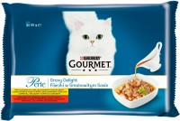 Photos - Cat Food Gourmet Perle Gravy Delight Beef/Chicken 4 pcs 