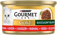 Photos - Cat Food Gourmet Gold Canned Succulent Delights Beef 85 g 