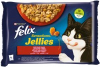 Photos - Cat Food Felix Sensations Jellies Rural Flavors in Jelly 4 pcs 