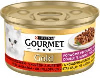 Photos - Cat Food Gourmet Gold Canned Double Delicacies 85 g 