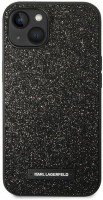 Photos - Case Karl Lagerfeld Glitter Plaque Logo for iPhone 14 Plus 