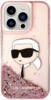 Photos - Case Karl Lagerfeld Glitter Karl Head for iPhone 14 Pro Max 