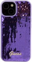 Photos - Case GUESS Sequin Script Metal for iPhone 15 