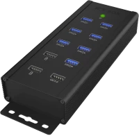 Photos - Card Reader / USB Hub Icy Box IB-HUB1703-QC3 