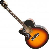 Photos - Acoustic Guitar Epiphone J-200EC Studio Left Handed 