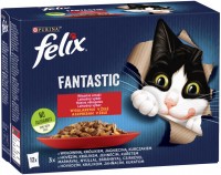 Photos - Cat Food Felix Fantastic Flavors in Jelly  12 pcs