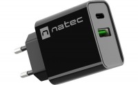 Charger NATEC Ribera USB-A + USB-C 20W 