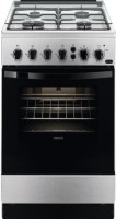 Photos - Cooker Zanussi ZCG512K1XA stainless steel