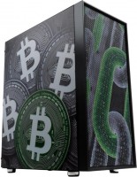 Photos - Computer Case Vinga Pillar Black Bitcoin black