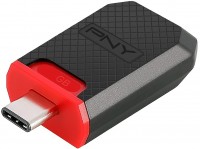 Photos - USB Flash Drive PNY Elite USB 3.1 Type-C 64Gb 