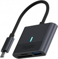 Photos - Card Reader / USB Hub Rapoo UCR-3001 