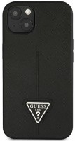 Photos - Case GUESS Saffiano Triangle for iPhone 14 Plus 