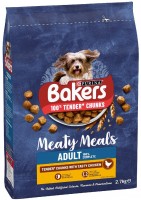 Photos - Dog Food Bakers Adult Meaty Meals Chicken 2.7 kg 