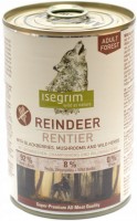Photos - Dog Food Isegrim Adult Forest Canned with Reindeer 