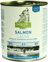 Photos - Dog Food Isegrim Junior River Canned with Salmon 