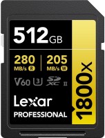 Memory Card Lexar Professional 1800x UHS-II SDXC 512 GB