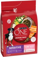 Photos - Dog Food Purina ONE Adult Medium/Maxi Sensitive Salmon 2.5 kg 