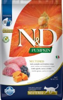 Photos - Cat Food Farmina Pumpkin Adult Neutered Lamb/Blueberry  5 kg